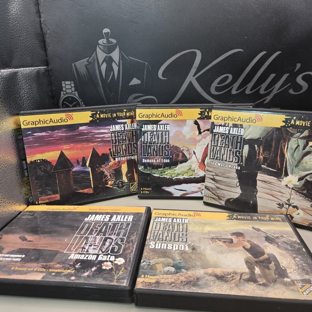 GraphicAudio Deathlands CD Lot 5 Books Vols 35 37 38 59 80 Movie In Your Mind